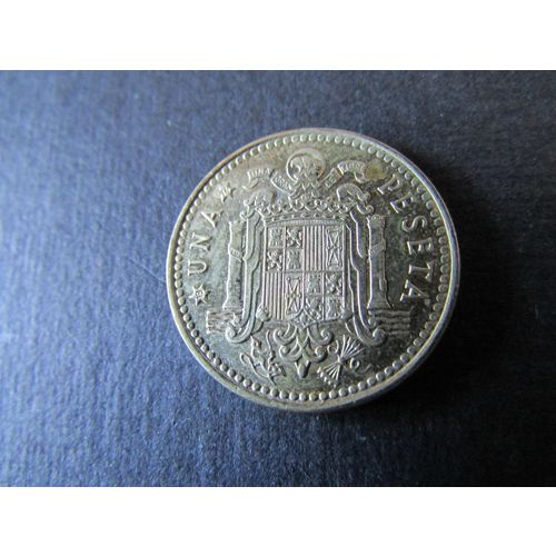1966 SPAIN UNA PESETA FREE POST. R