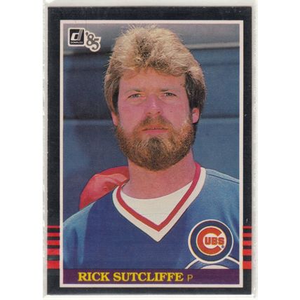 1985 Donruss baseball card 433 Rick Sutcliffe
