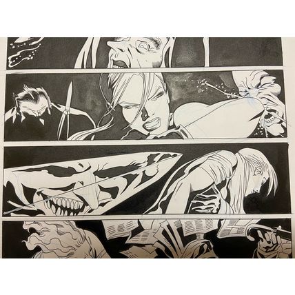 Birds of Prey Secret Files 2003 p20 (2003) Bennett Black Canary battles Penguin