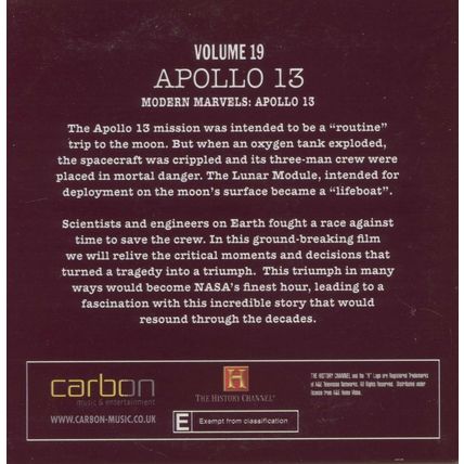 Events That Shook The World DVD Promo The Daily Mirror Apollo 13 Volume 19