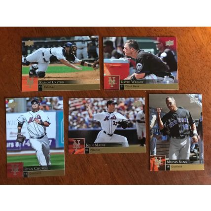 21 Upper Deck – Series 1 2009 MLB Cards New York Mets
