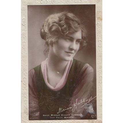 Eastern Foam Beauty Vanishing Cream Miss Miriam Sabbage Advertising Postcard