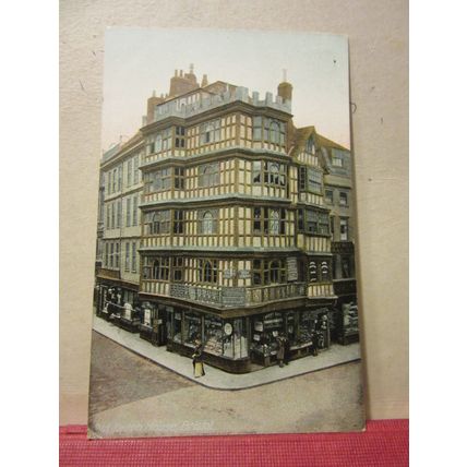 THE OLD DUTCH HOUSE, BRISTOL used antique postcard =