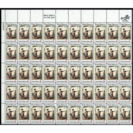 1470, MNH 8¢ Color Shift Freaky Error Sheet of 50 Stamps * Stuart Katz