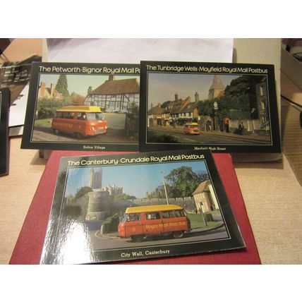 ROYAL MAIL POSTBUSES OF SOUTH EAST LONDON x 9 unused postcards in sleeve 1980 #