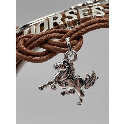 Bracelet Love Horses Vegan Leather #526