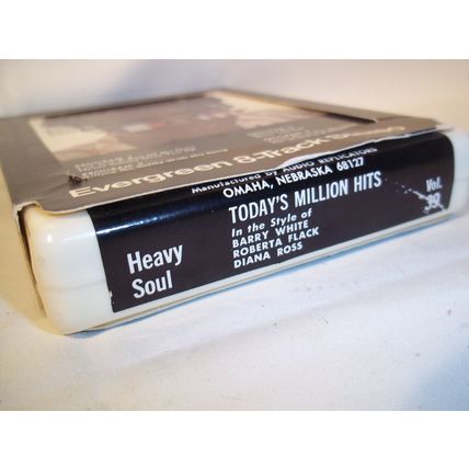 Evergreen Heavy Soul 8 Trk Tape, Vol39, Barry White, Roberta Flack, Diana Ross..