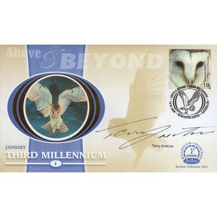 Terry Nutkins Animal Magic TV Show Presenter Owl Hand Signed FDC