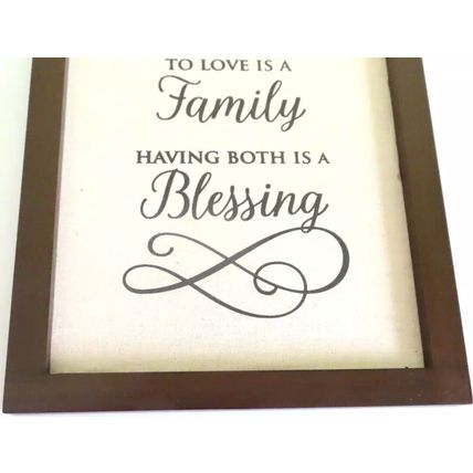 Blessing Wall Plaque with Metal Scroll 44 CM Gift Christianity Jesus Faith Love