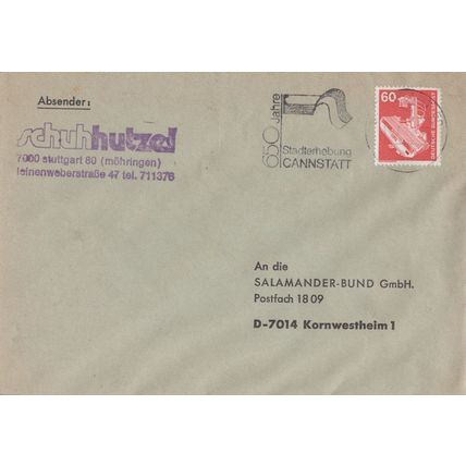 TEN COVERS GERMANY COLLECTION Slogans Advertising Commercial ZAYIX 0524M0129