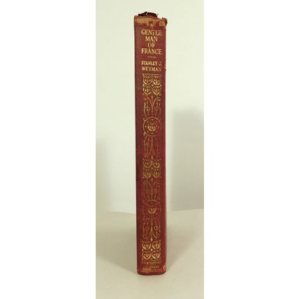 Antique Leather Bound Book Gentleman Of France S Weyman Gaskell Evans Family