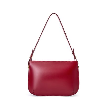 Women's Genuine Leather Purses Shoulder Bags Crossbody Purses Hobo Bags Red