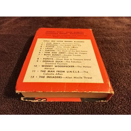 Big Little Book Dick Tracy Encounters Facey By Paul S. Newman 6.5 FN+ Shape 1967