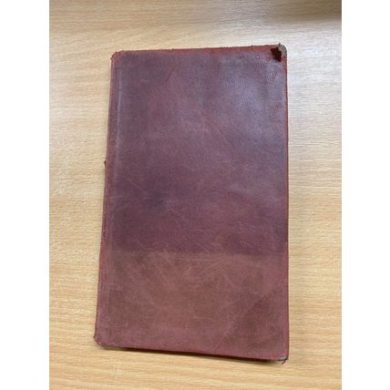 1925 "THE WEEK-END BOOK" POEMS SONGS ANTIQUE LEATHER BOOK (P2)