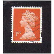 1998 GB 1ST CLASS BRT ORANGE-RED F/U SG1666