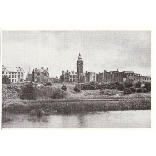 Postcard BOLTON Royal Infirmary 1920 River Douglas Lancashire