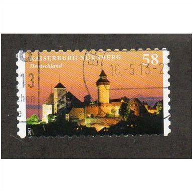 GER 2013 €0.58 (S/A) 'NUREMBURG CASTLE' FINE USED (EBID30-724)