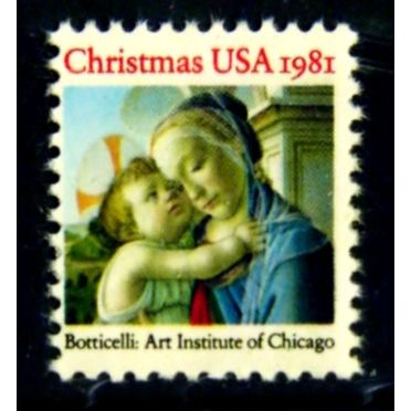 USA 1981 SG 1916 MADONNA AND CHILD CHRISTMAS M MINT #