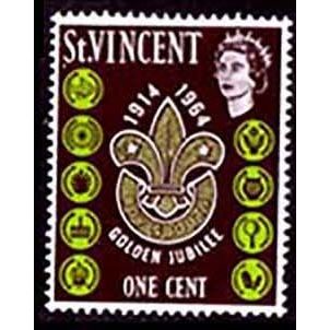 St. Vincent 1964 Golden Jubilee 1c MNH Stamp