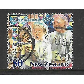 NEW ZEALAND 1994 CHRISTMAS 80c THREE CAROL SINGERS SG 1835 FINE USED#