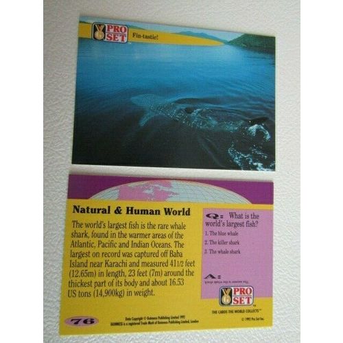 Pro Set 1992 Guinness Book of Records Trade Cards Card Variants (eb2)