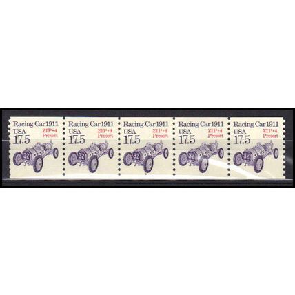 2262a 17.5c Race Car Very Fine MNH Dry Gum PNC 1/5 X1020