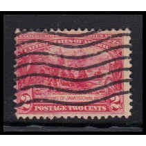 Used 329 2c Founding of Jamestown Average K1213