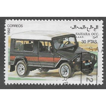 1992 30PTS 'SAHARA OCC. -VEHICLES' C.T.O FINE USED (EBID75-929)