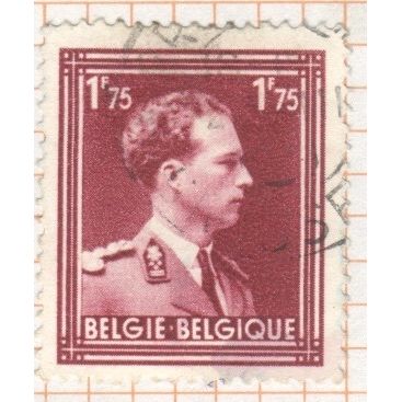 Belgium 1951 - 1.75fr - King Leopold 111 - used
