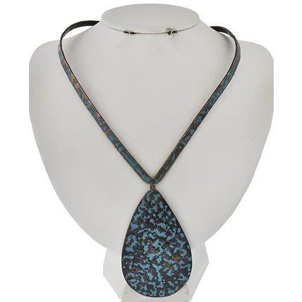 Patina Choker Style Necklace #375 USA Seller