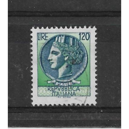 Italy.SG1216a 120l Blue and Green.Fine Used.Sept22
