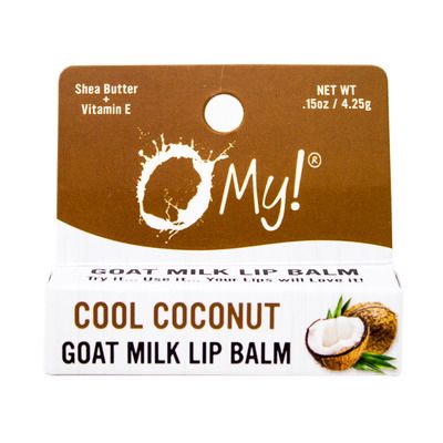 O My! Goat Milk Lip Balm - Natural Goat Milk Lip Balm - Shea Butter and Vitam...