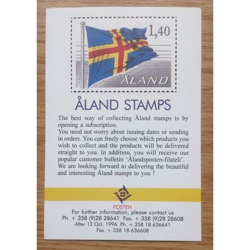 Mint Stamps: Finland, Aland Islands: 1990, MNH