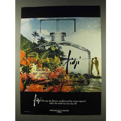 1978 Guy Laroche Fidji Perfume Ad - Flowers Smelled