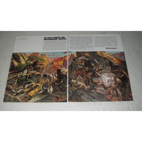 1989 Lockheed Aviation Ad - The Texas Rangers and antisubmarine warfare