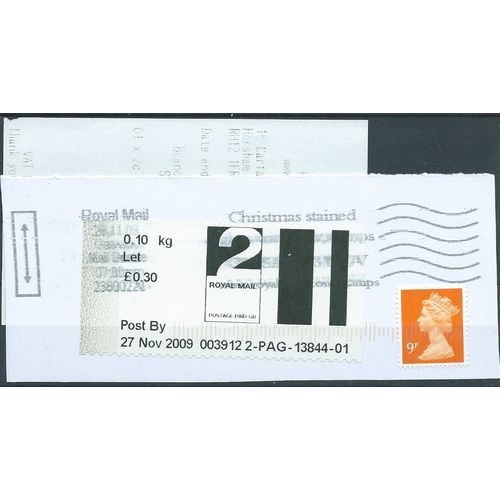 2009 2ND CLASS POST & GO (HORSHAM) ON PIECE(EBID50-413XL)