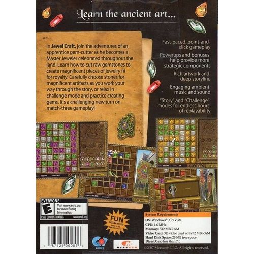 Jewel Craft (PC-CD, 2007) for Windows XP/Vista - NEW CD in SLEEVE