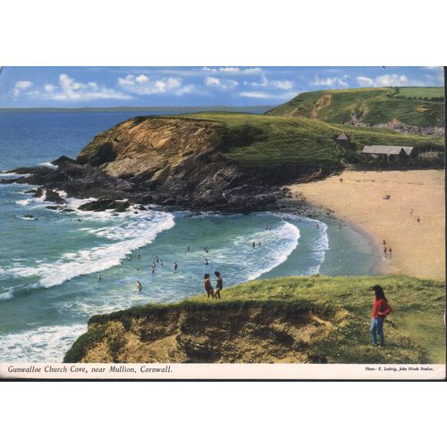 Vintage GB PC 1973 - Gunwalloe Church Cove, Near Mullion, Cornwall