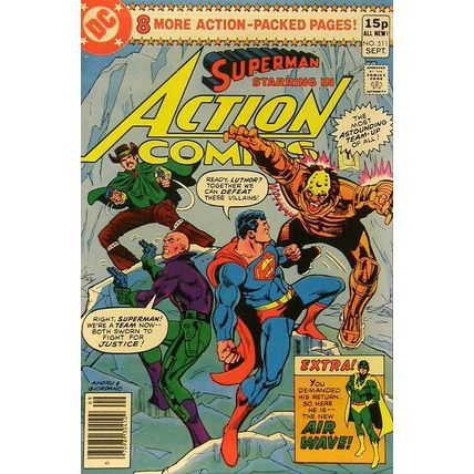 Action Comics (Vol 1) # 511 VFN- Price VARIANT AMERICAN COMICS
