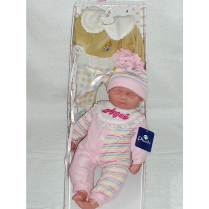DOLLS,18 inch MY ADORABLE SLEEPING BABY Brand NEW with Case + Accessories, 3 +