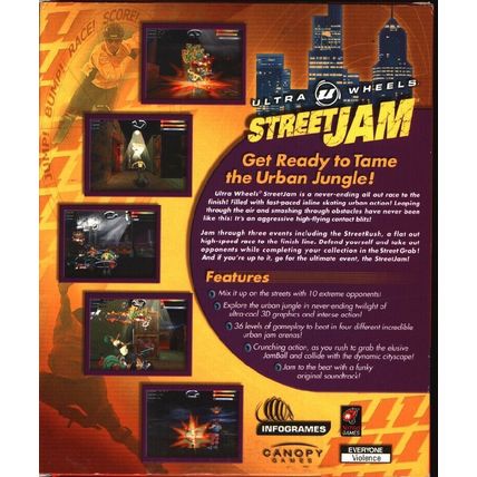 Ultra Wheels Street Jam (PC-CD, 2001) Windows 95/98/ME/2000/XP -NEW CD in SLEEVE
