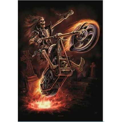 Anne Stokes Poster Flag Hellrider