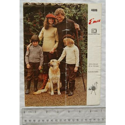 Vintage: Emu 4686 family jumpers, DK