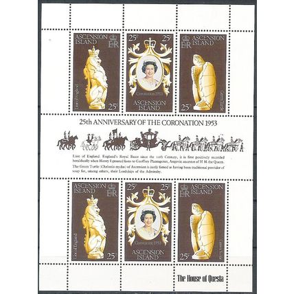 Ascension N° 230/32 BLOC YVERT NEUF ** ( MNH )
