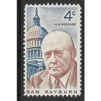 USA 1962 SAM RAYURN 4c RED BROWN BLUE SG 1201 M MINT