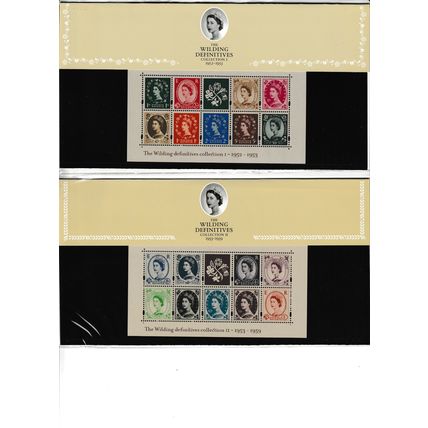 Wildings I & II Miniature Sheet Presentation Packs MNH