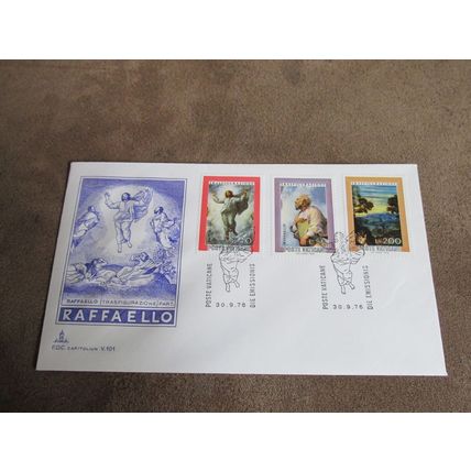 1976 Vatican FDC Postal Cover - Raffaello Art