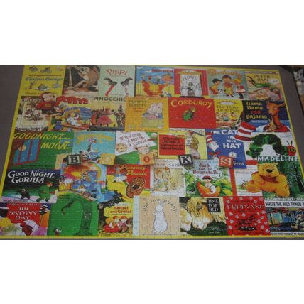 2015 White Mountain Puzzles Storytime 1000 Piece Puzzle - Complete