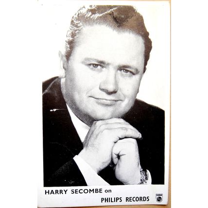 Postcard, Unused, Harry Secombe, Philips Records