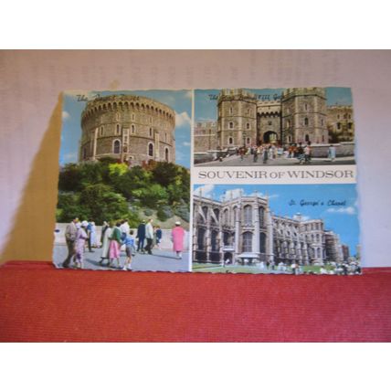 multiview, WINDSOR, BERKSHIRE used postcard 1965 pm =